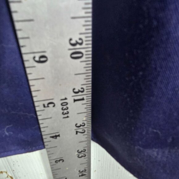 Donald J Trump Button Up Dress Shirt 16.5 French Cuff Blue White Long Sleeve - Picture 9 of 10